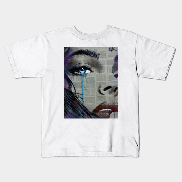 Face to face Kids T-Shirt by Loui Jover 